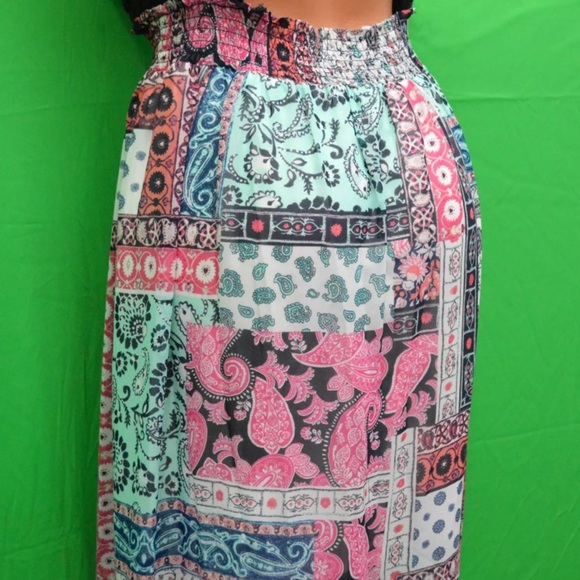 Trixxi Maxi Dress with slits NWOT - Picture 6 of 8